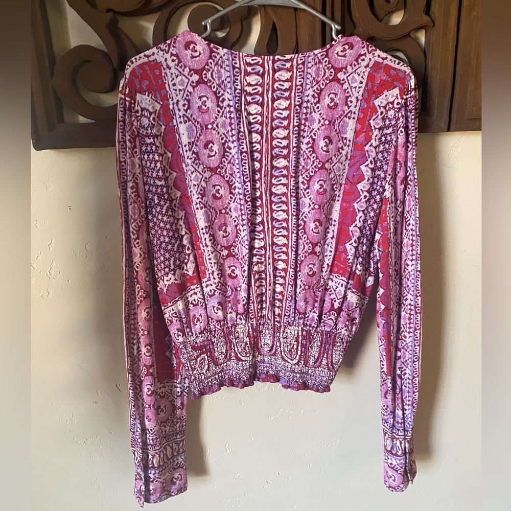 Free People Pattern Blouse - Picture 2 of 3